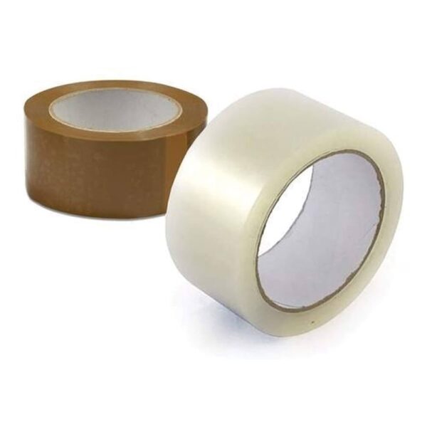 Brown & White Packaging Tape – Industrial-Grade Adhesive Tapes for Secure, Professional Packaging - Image 5